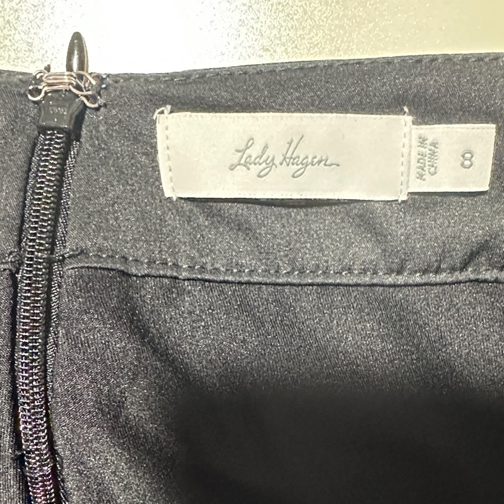 Lady Hagen Golf Skort Black Purple White Colorblock Twilight Athletic Skirt - Picture 8 of 9